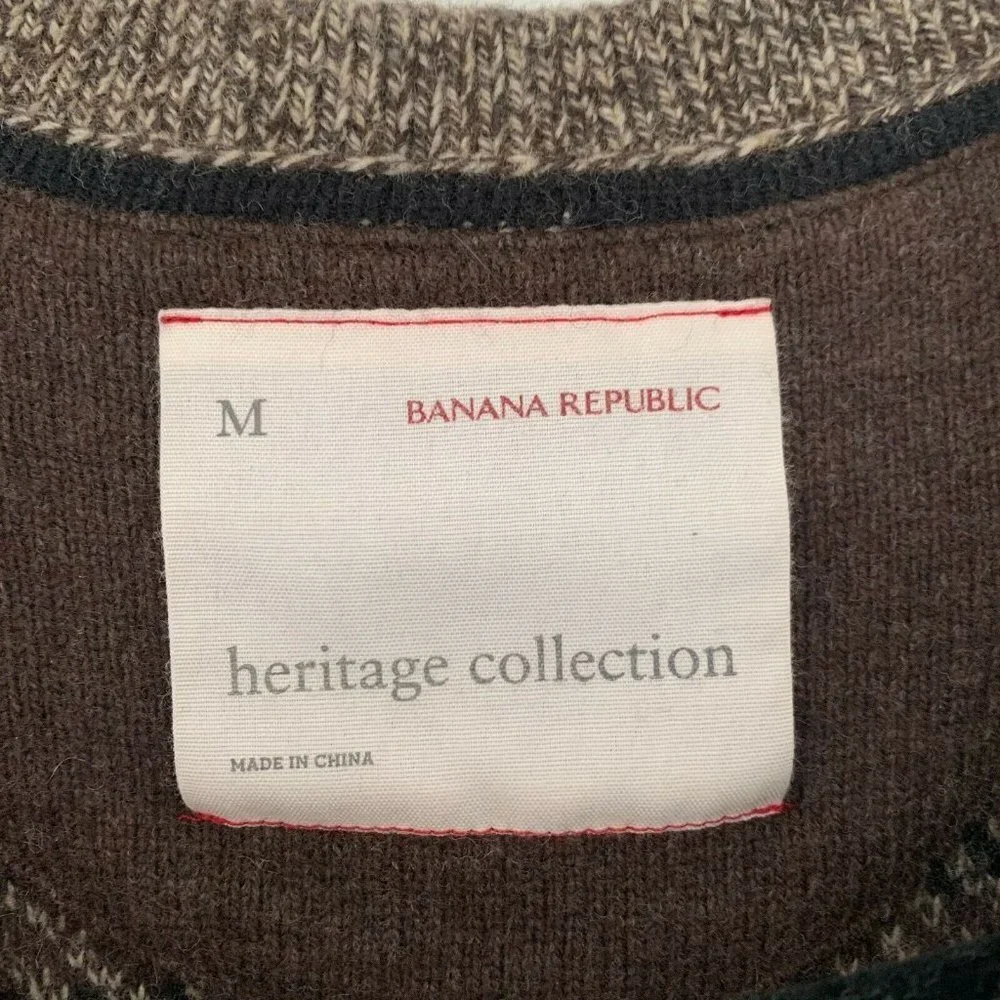 Banana Republic Heritage M Henley Sweater